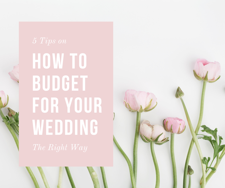 how to budget for your wedding