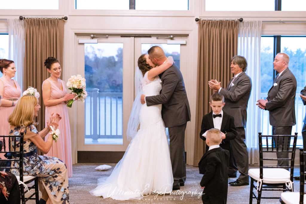 Camden county boathouse wedding