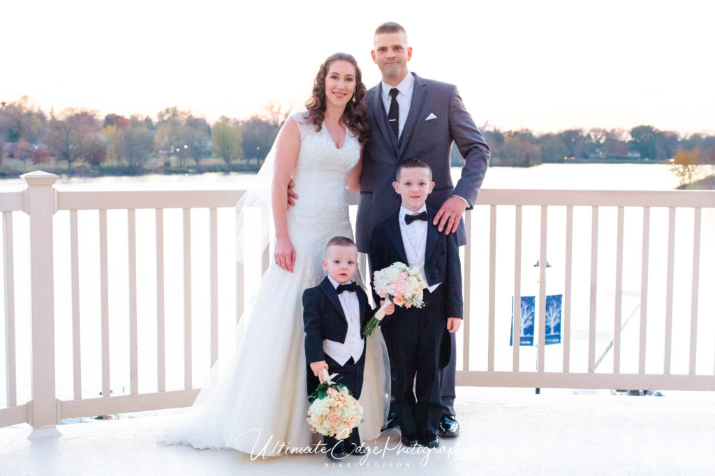 Camden county boathouse wedding