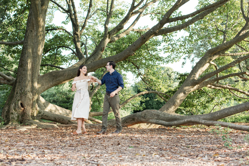 Rutger gardens engagement session