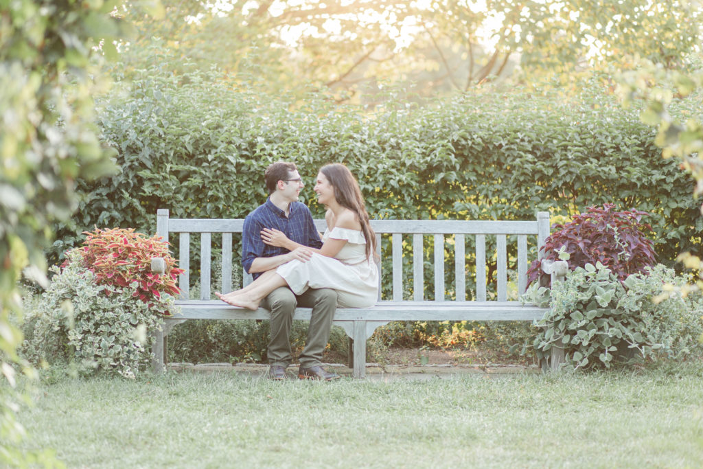 Rutger gardens engagement session