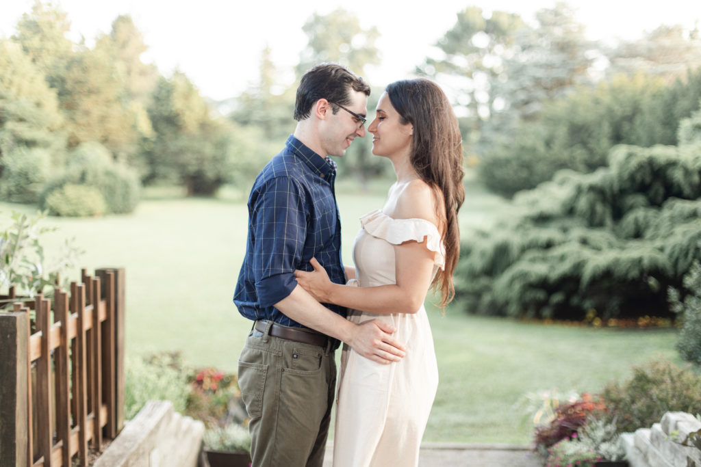 Rutger gardens engagement session