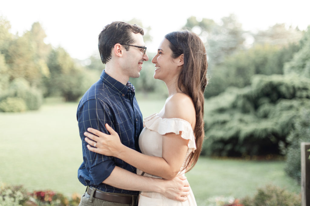 Rutger gardens engagement session