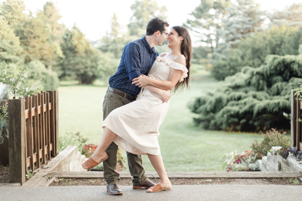 Rutger gardens engagement session