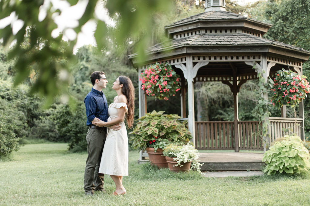 Rutger gardens engagement session