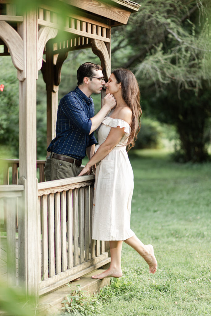 Rutger gardens engagement session