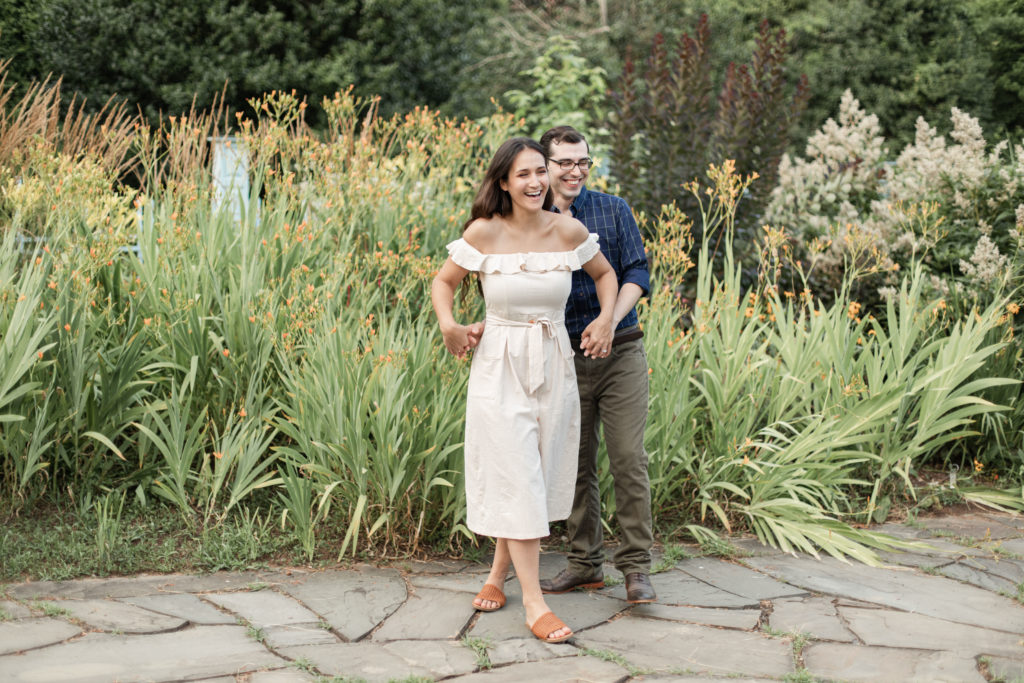 Rutger gardens engagement session