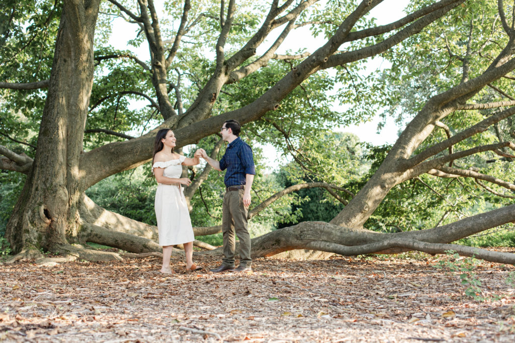 Rutger gardens engagement session