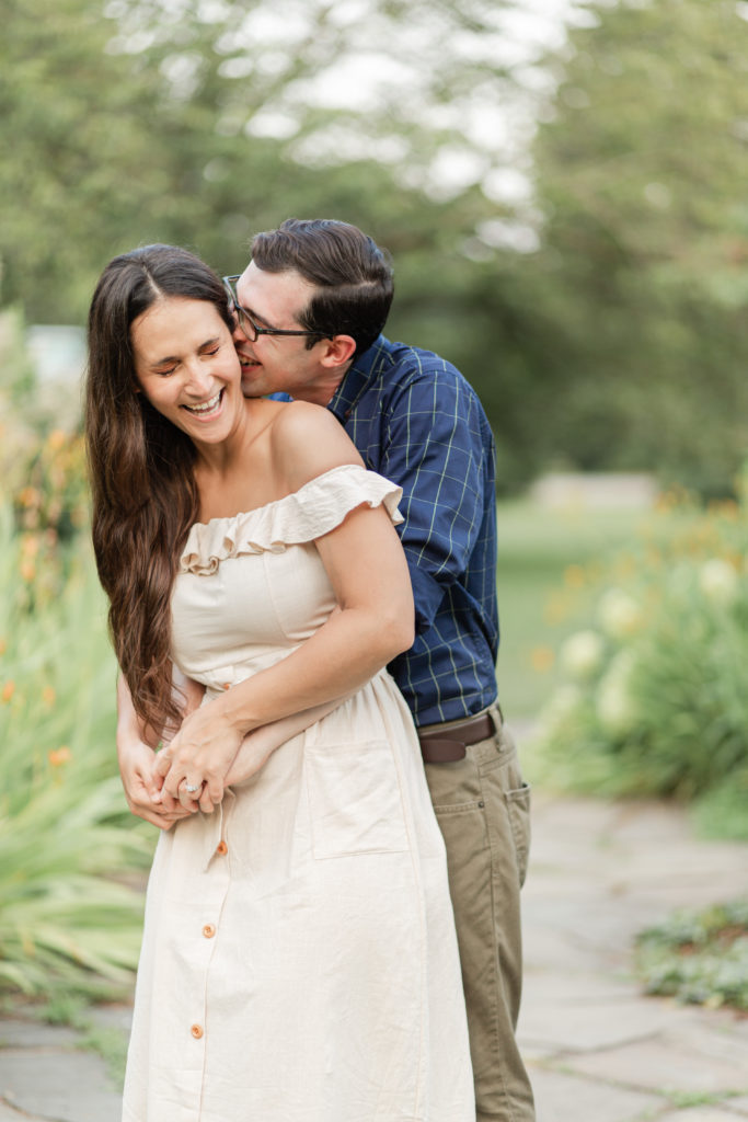 Rutger gardens engagement session