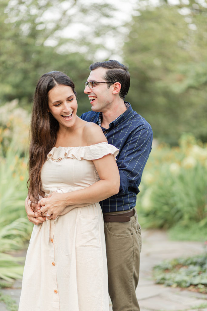 Rutger gardens engagement session