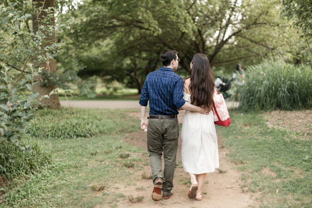 Rutger gardens engagement session