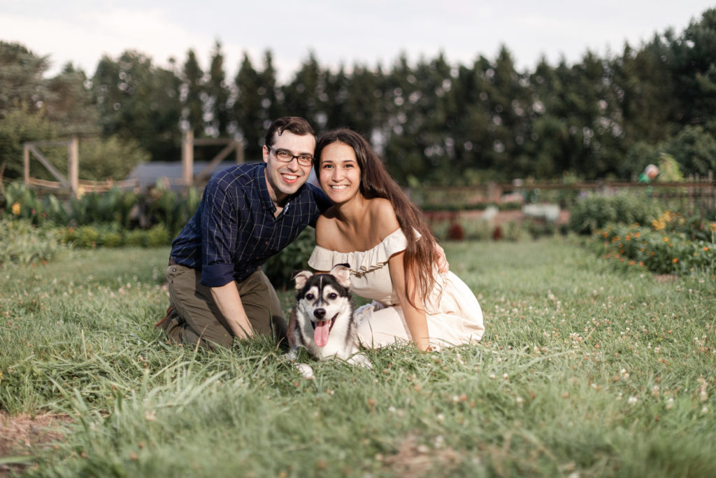 Rutger gardens engagement session