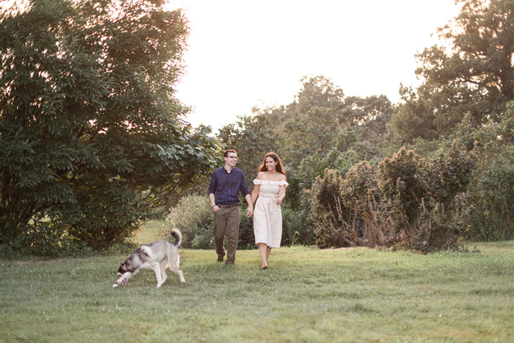 Rutger gardens engagement session