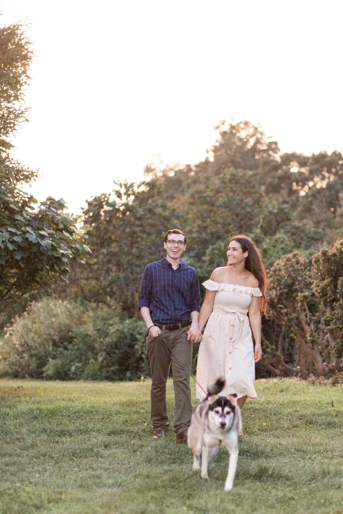 Rutger gardens engagement session