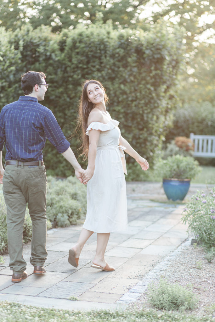 Rutger gardens engagement session