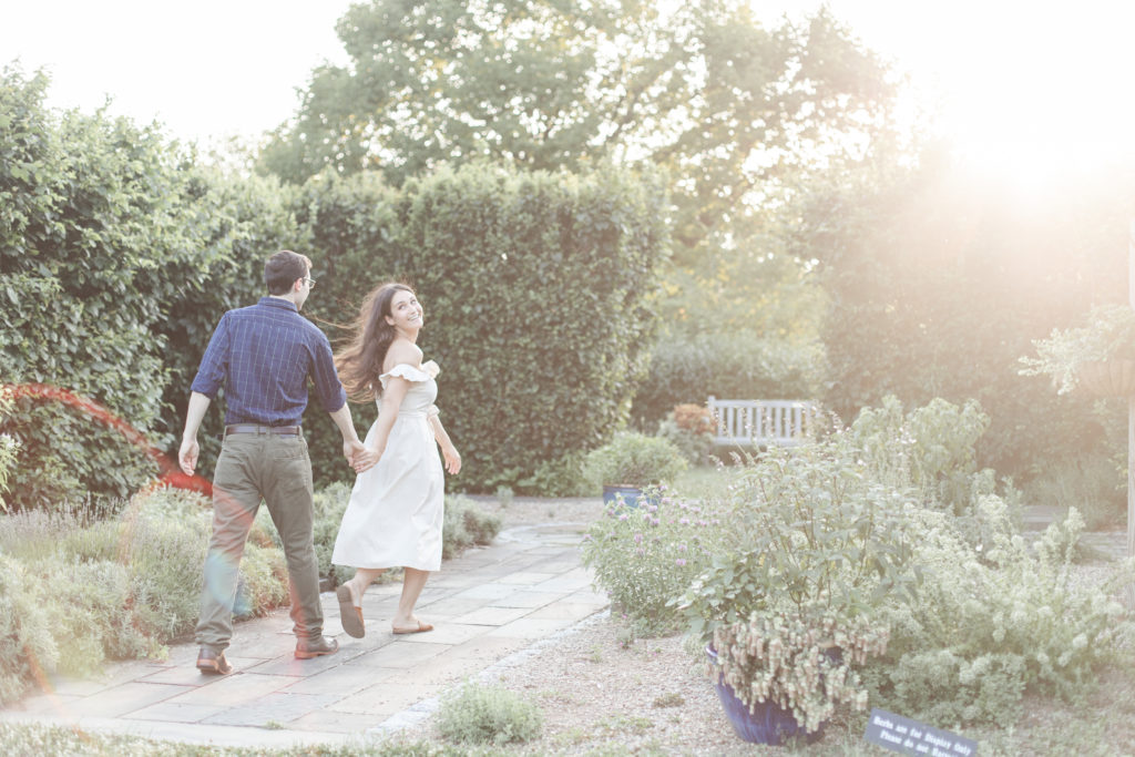 Rutger gardens engagement session