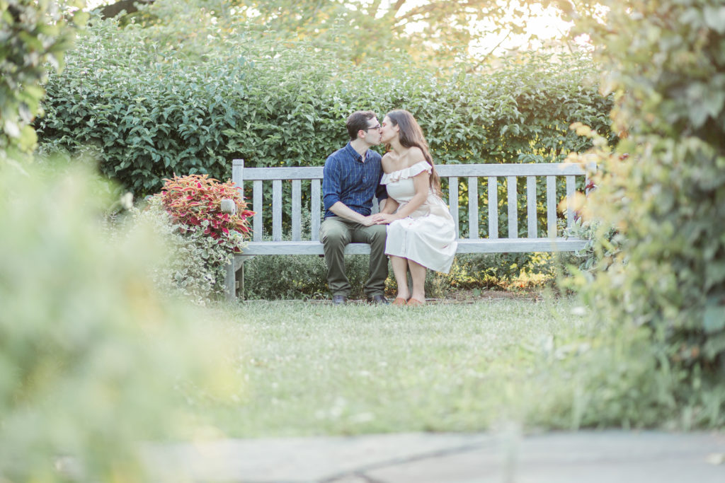 Rutger gardens engagement session