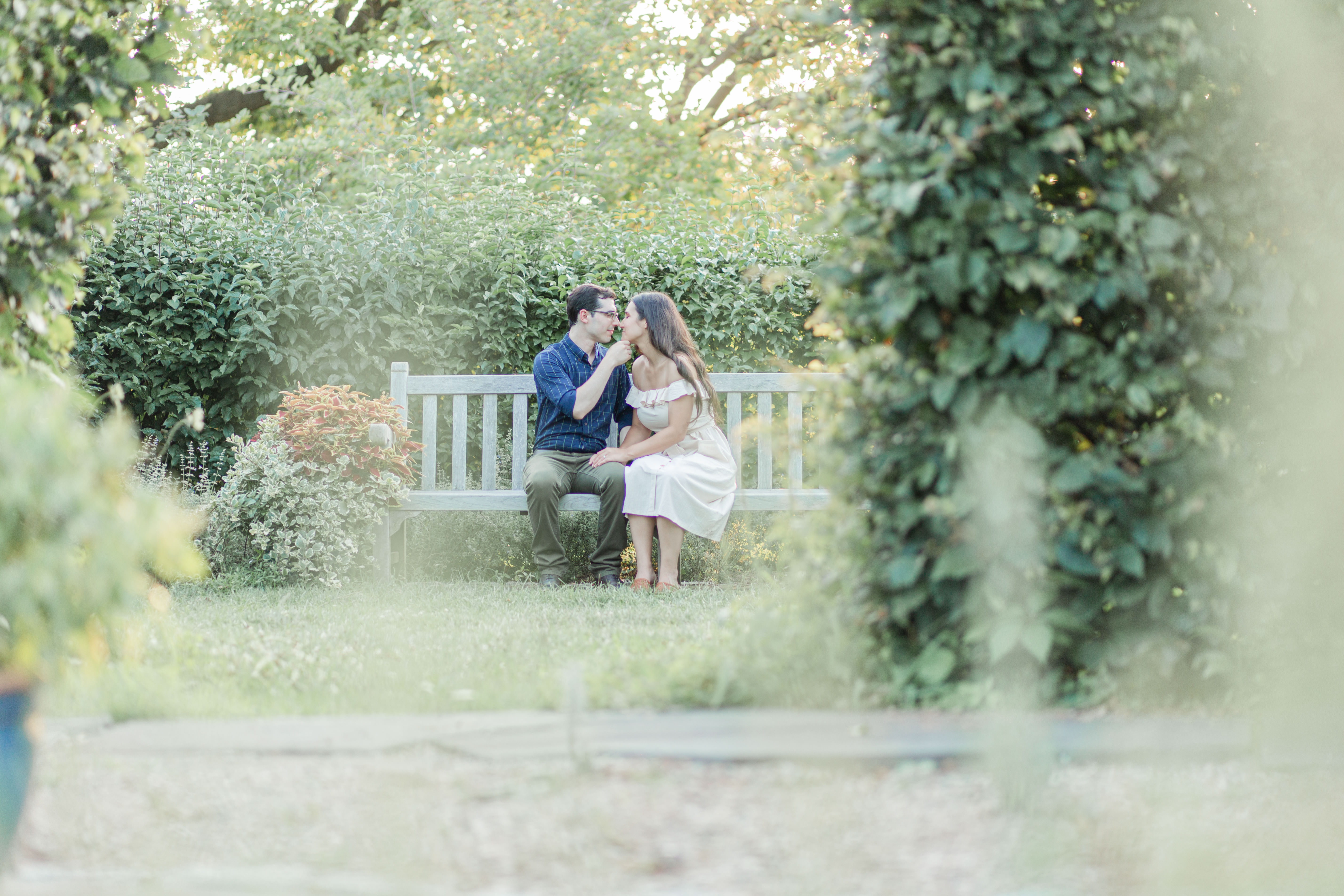 Rutger gardens engagement session