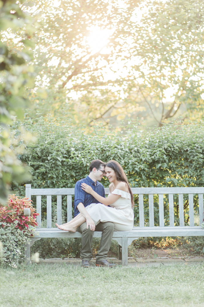 Rutger gardens engagement session