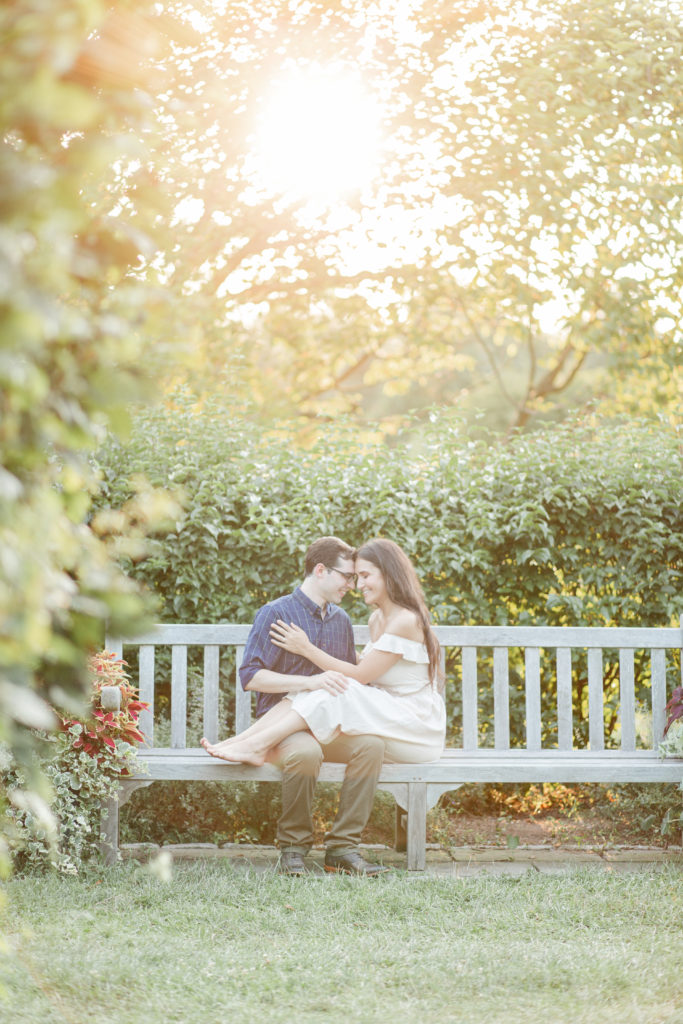 Rutger gardens engagement session